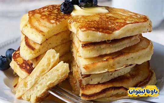 طرز تهیه پنکیک کره و عسل خانگی